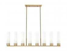 Innovations Lighting 617-8I-BB-G617-11WH - Boreas - 6 Light - 48 inch - Brushed Brass - Linear Pendant