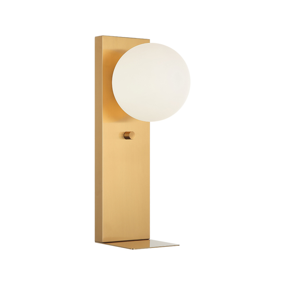Stanley Aged Gold Brass Wall Sconce
