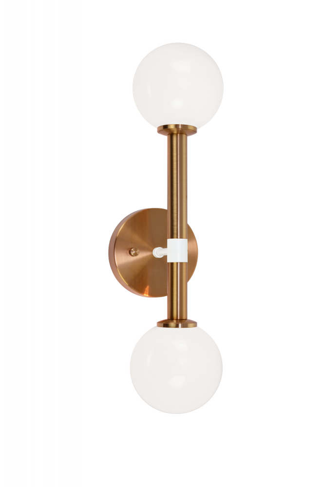 Stellar Aged Gold Brass Wall Sconce