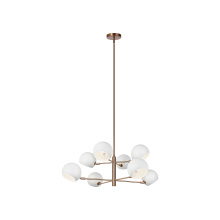 Matteo Lighting C31708MWAG - Orb Matte White Pendant