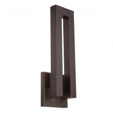 Modern Forms US Online WS-W1724-BZ - Forq Outdoor Wall Sconce Light