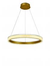 Thumprints T1045-BG - Brushed Gold Fusion Dining Chandelier