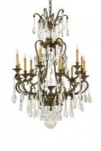 Minka Metropolitan N950115 - VINTAGE - 12 LIGHT CHANDELIER