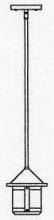 Arroyo Craftsman BSH-6SOF-S - 6" berkeley short body stem hung pendant