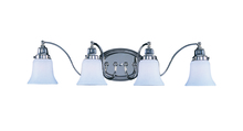 Framburg 8414 PN - 4-Light Polished Nickel Magnolia Sconce